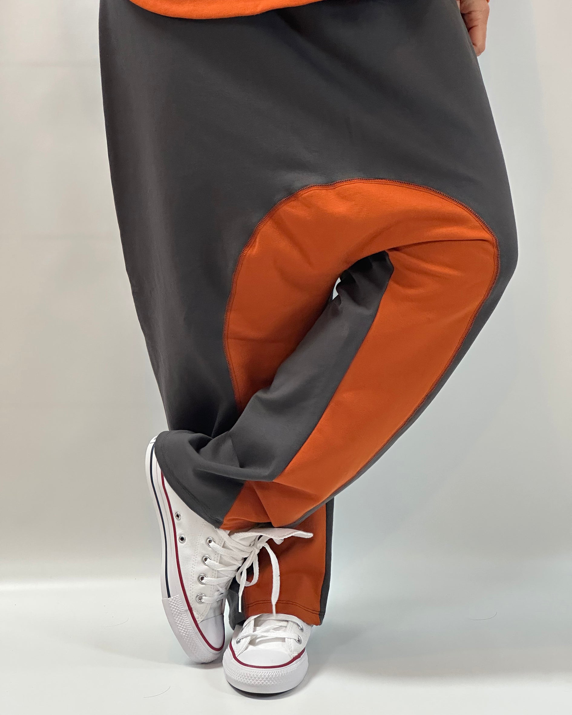 Panta Bicolor Cotone Felpato