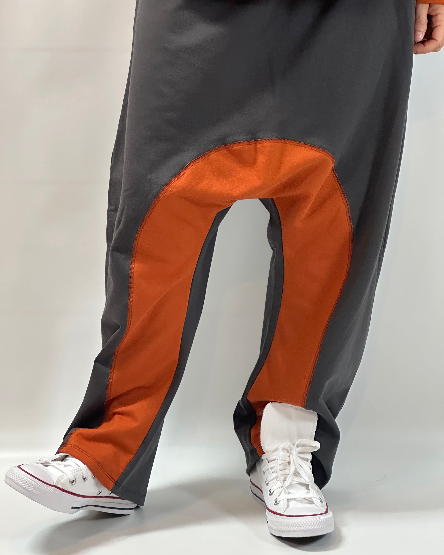 Panta Bicolor Cotone Felpato