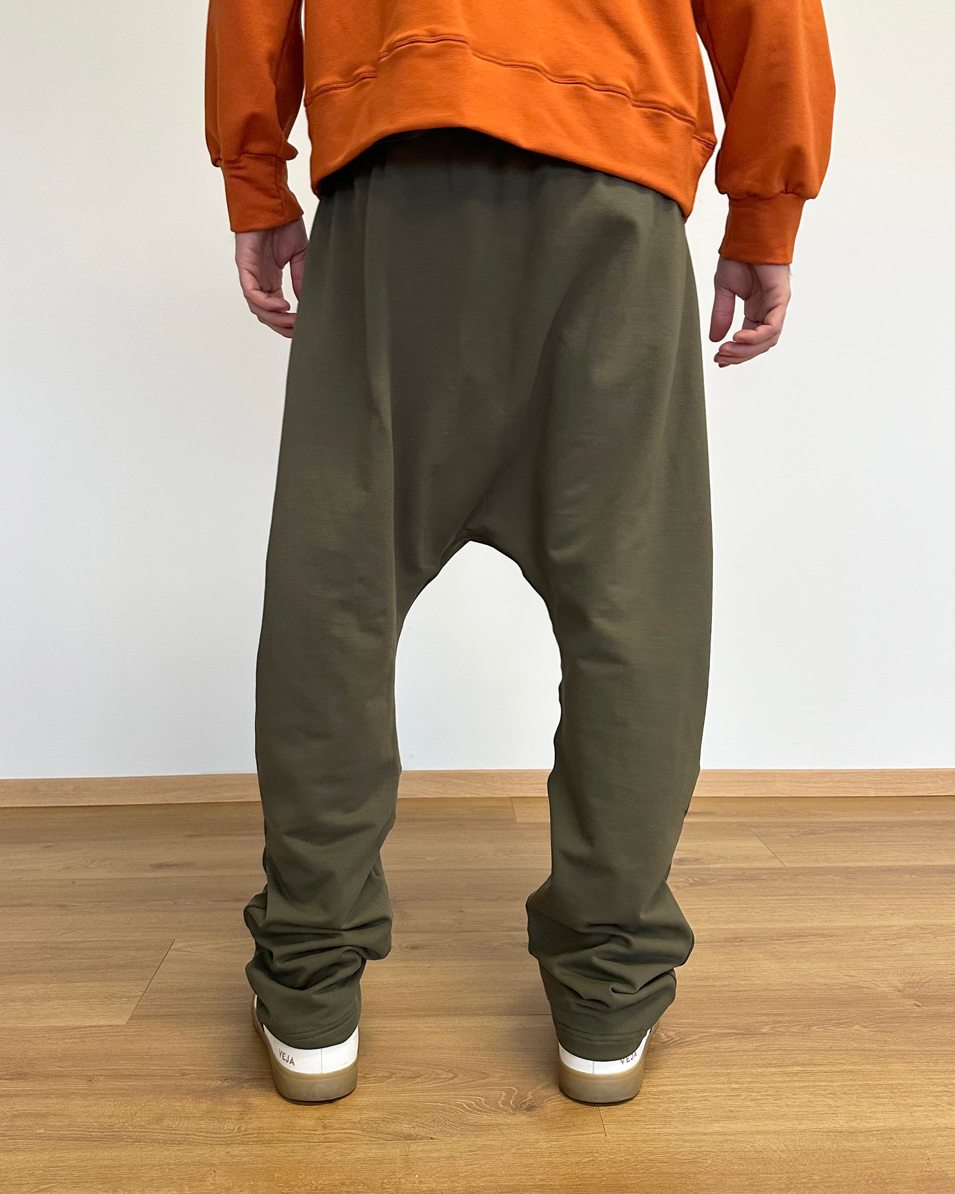 PantaBaggy Uomo Cotone Felpato