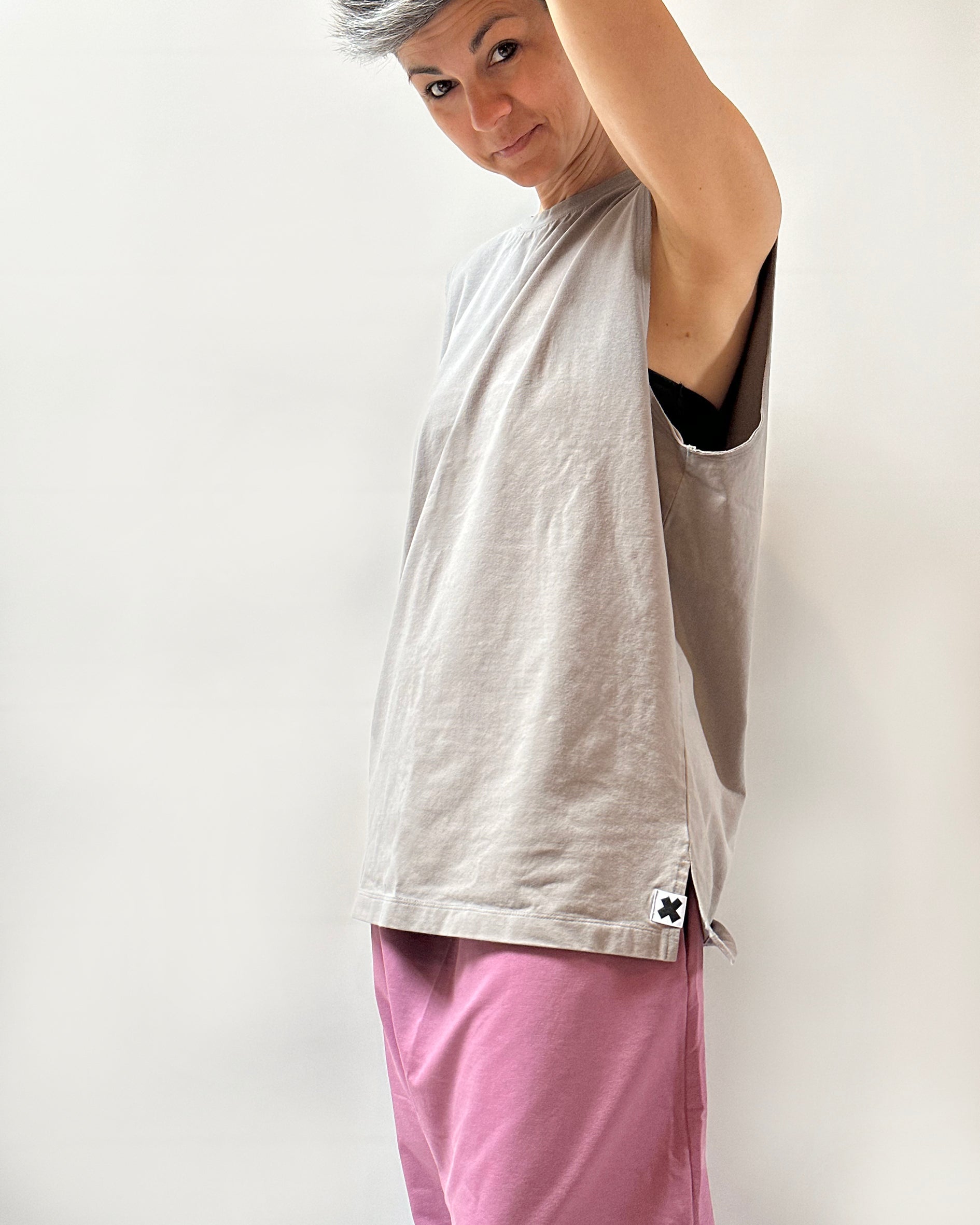 Canottiera Giromanica Ampio