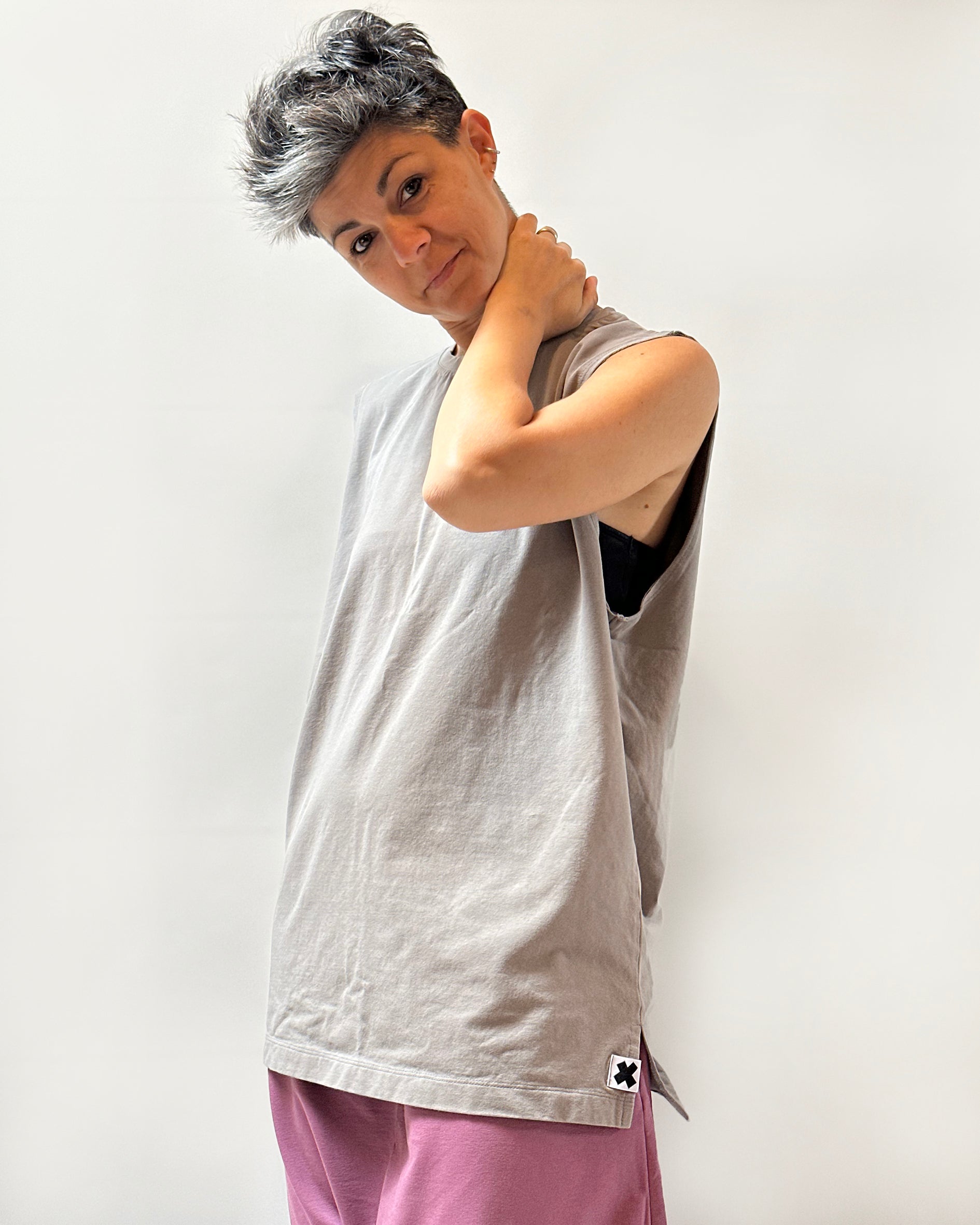 Canottiera Giromanica Ampio