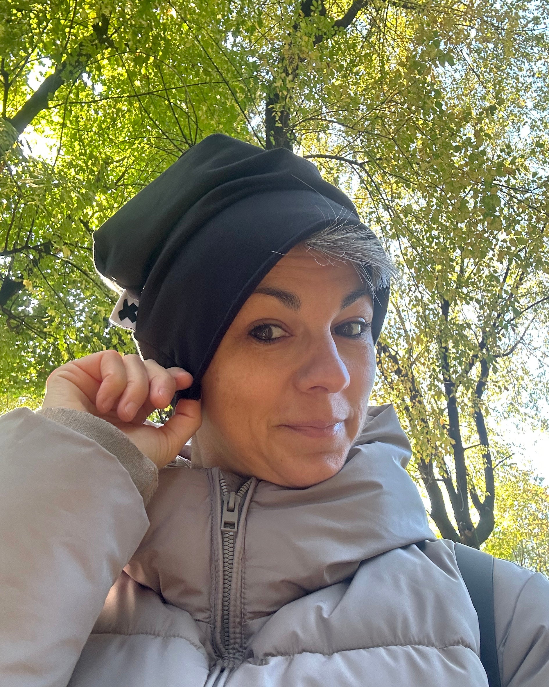 Cuffia In Cotone Felpato