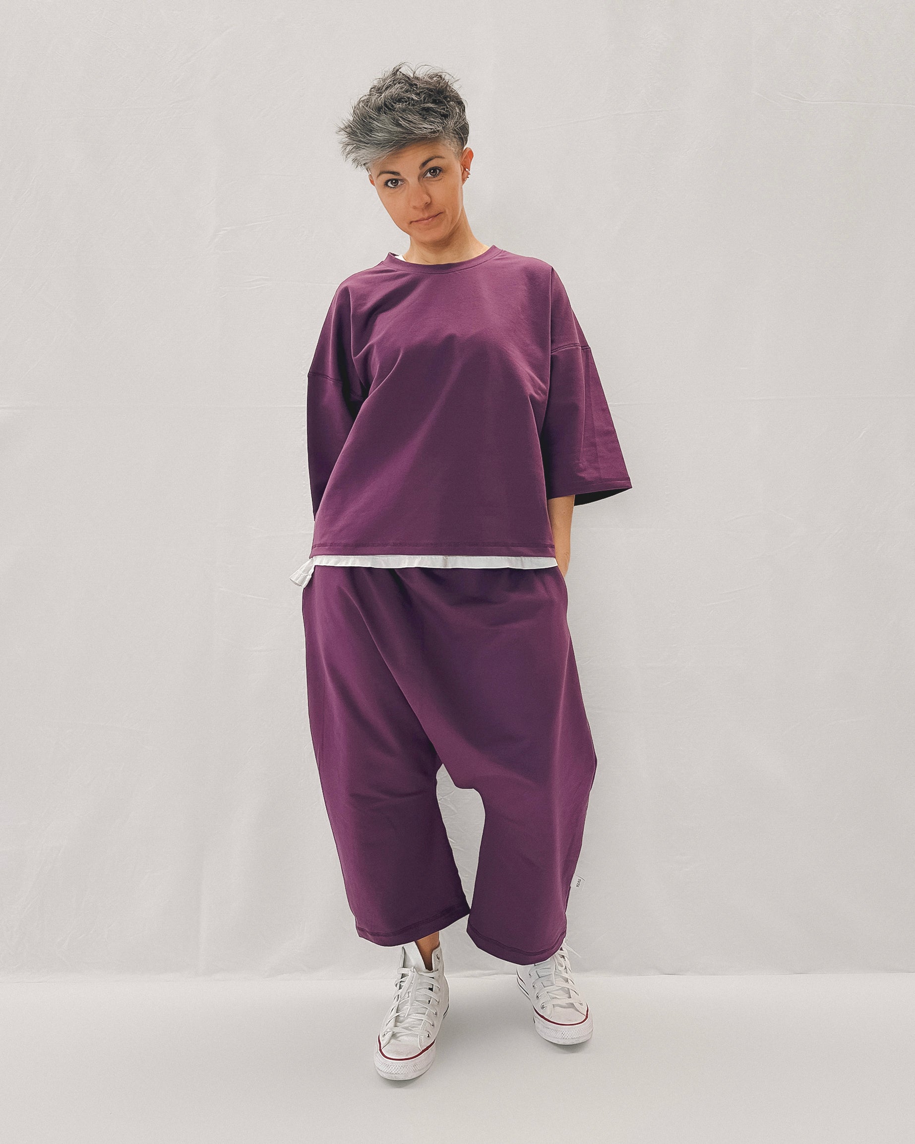 Maglia Trequarti French terry