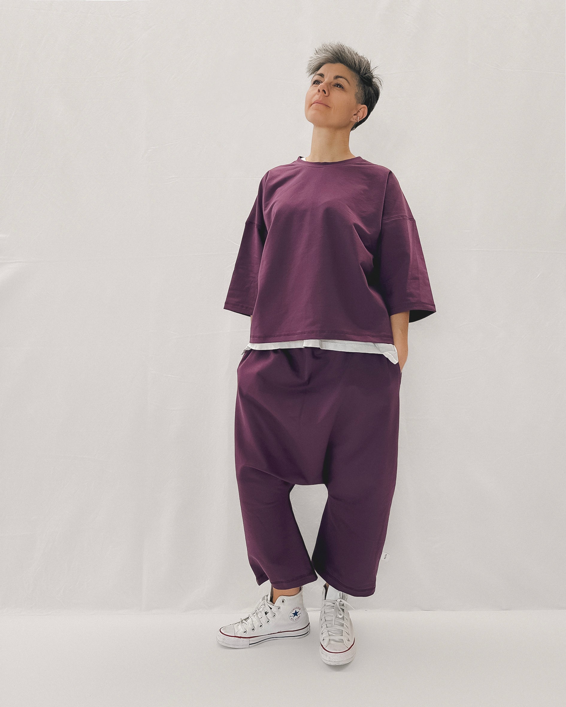 Maglia Trequarti French terry