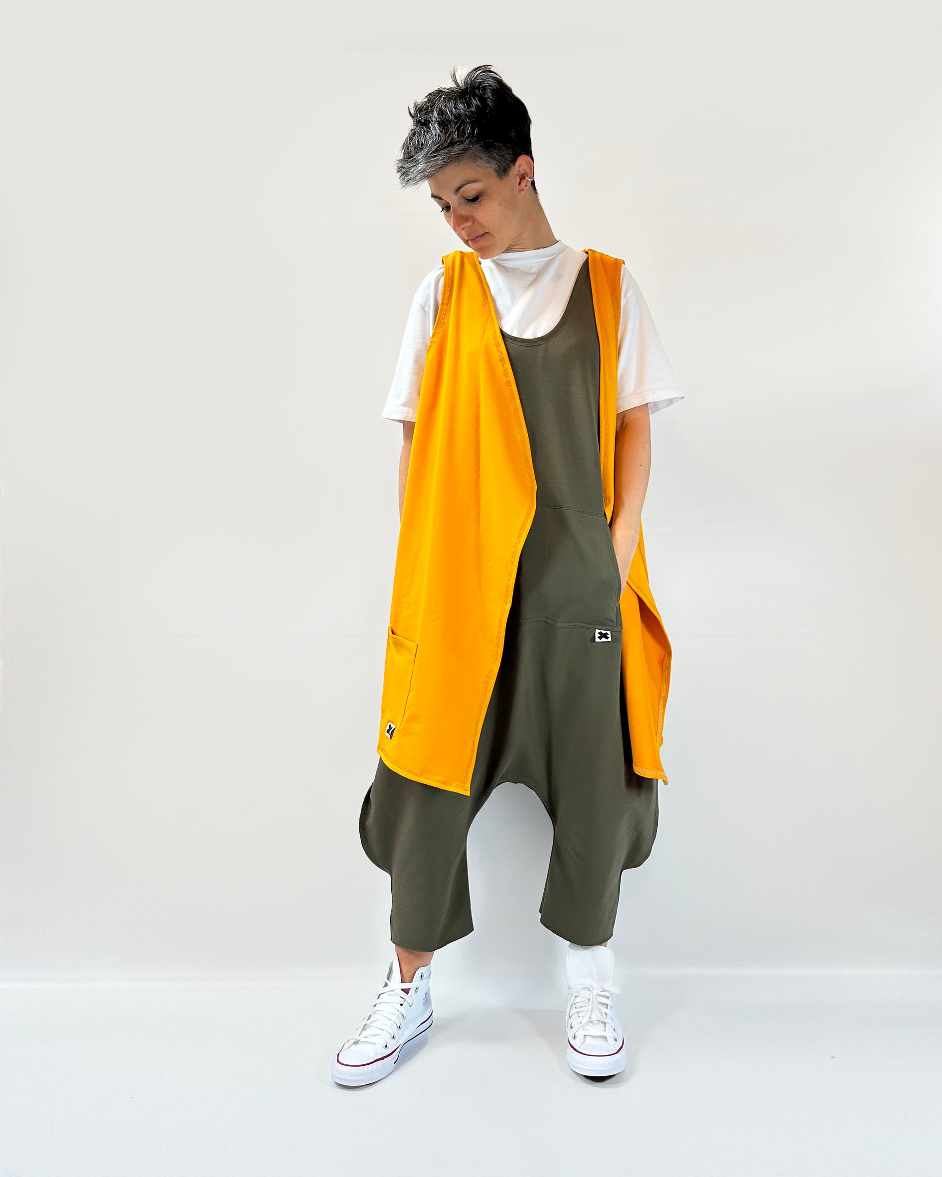 Gilet Lungo French Terry