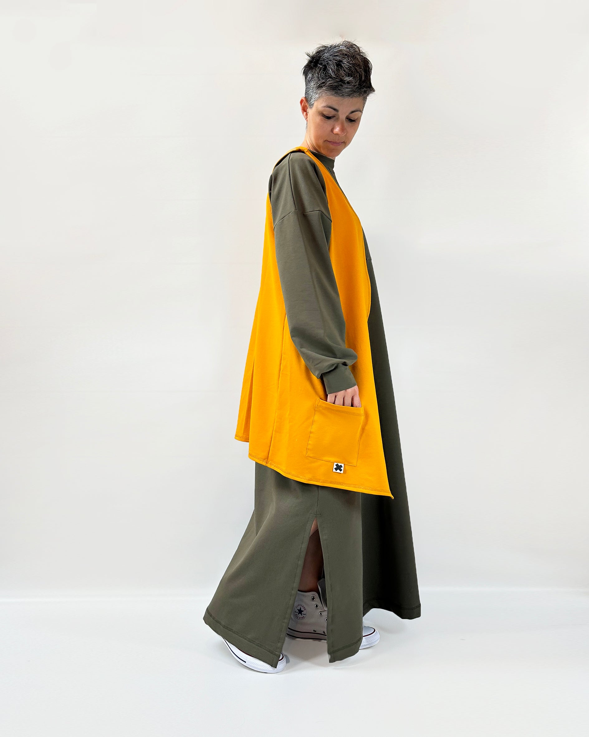 Gilet Lungo French Terry