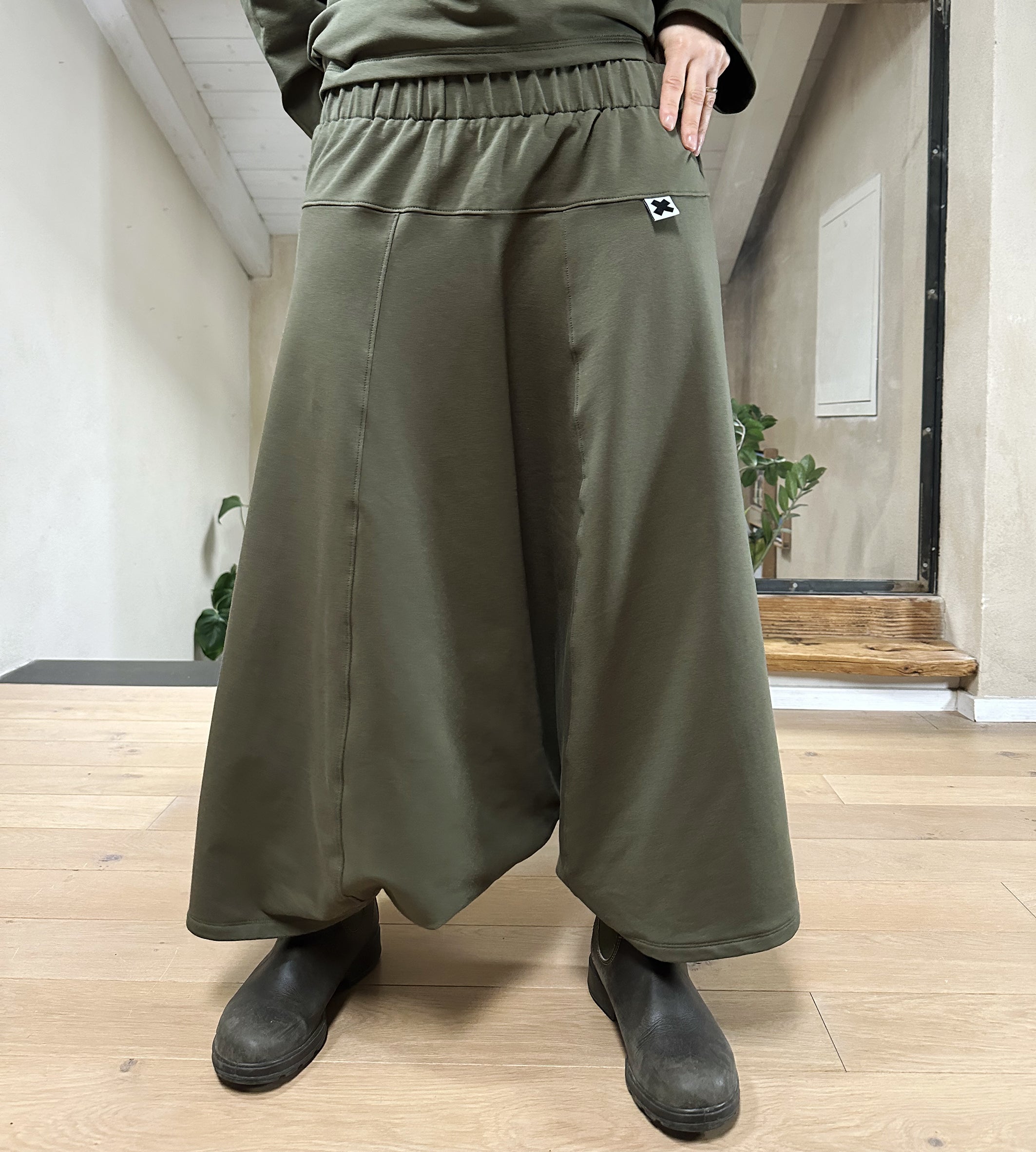 GonnaPantalone Cotone Felpato