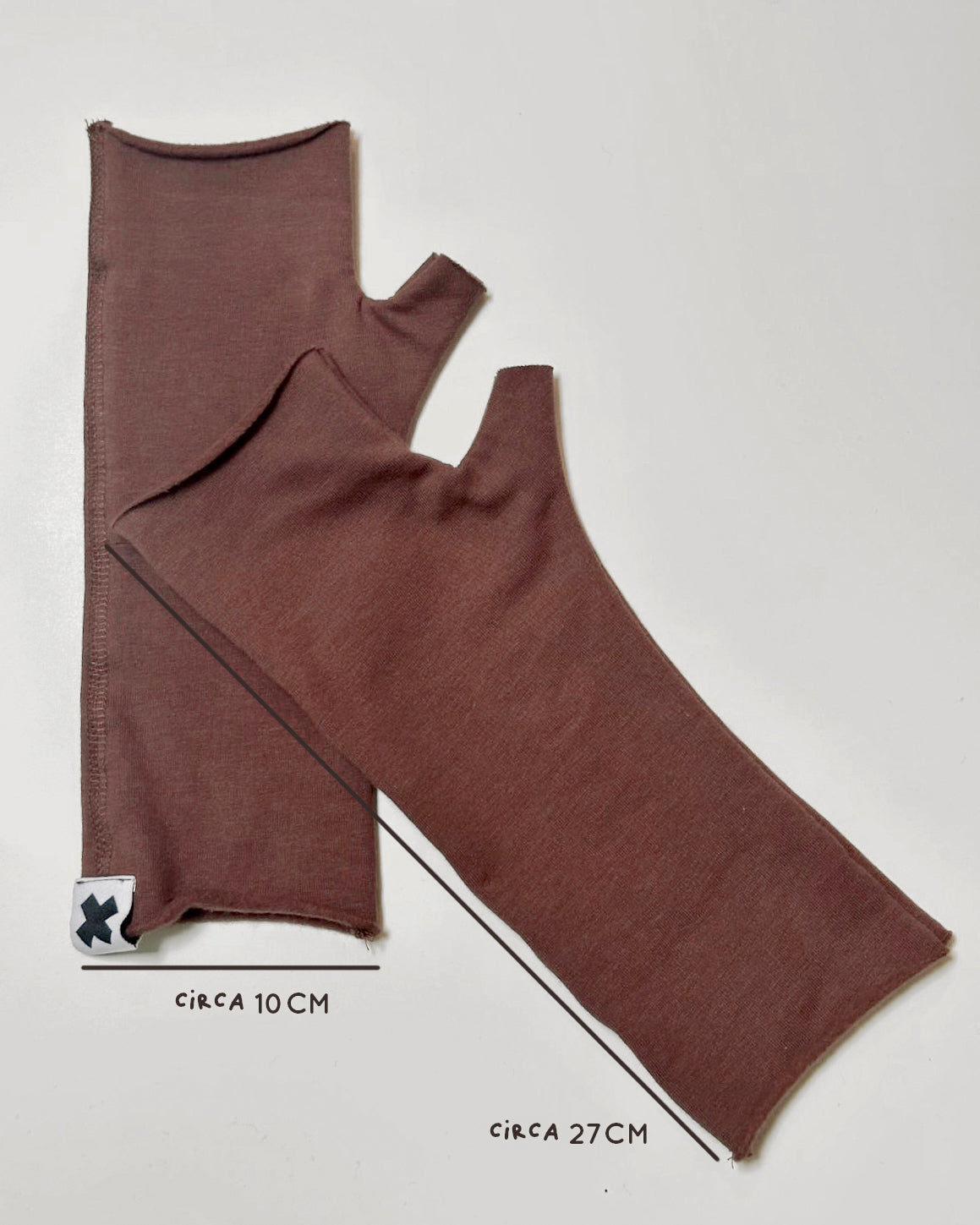 Guanti senza dita Cotone Felpato