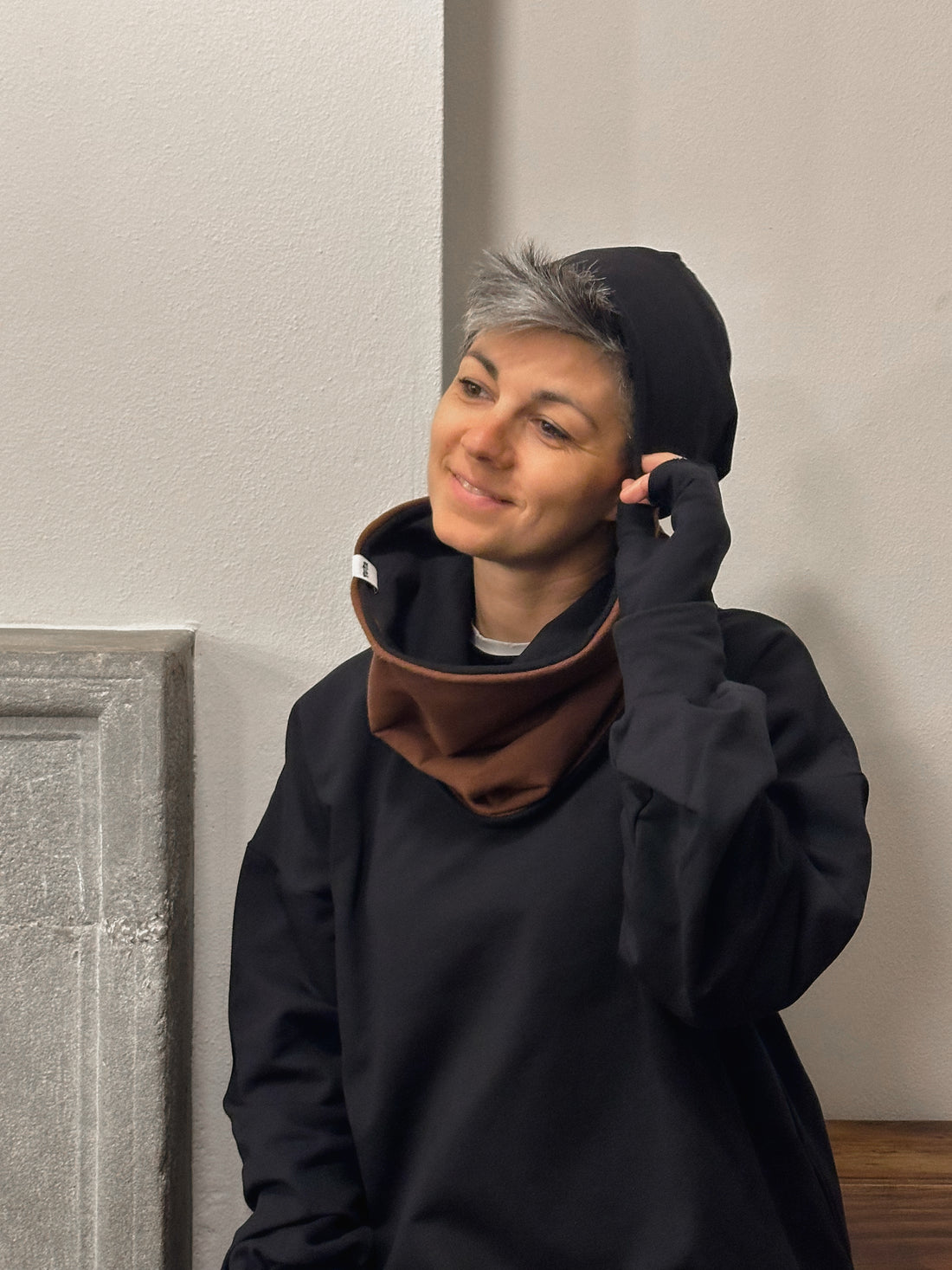 Cuffia In Cotone Felpato