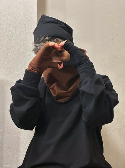 Guanti senza dita Cotone Felpato