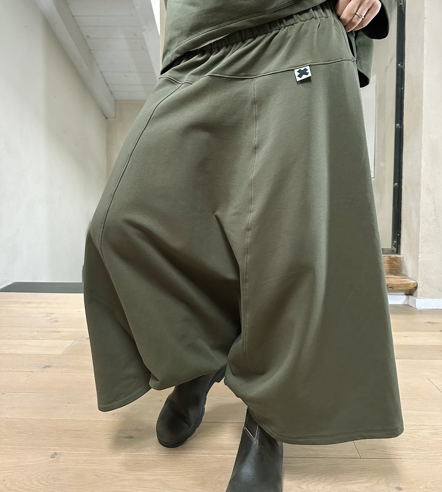 GonnaPantalone Cotone Felpato