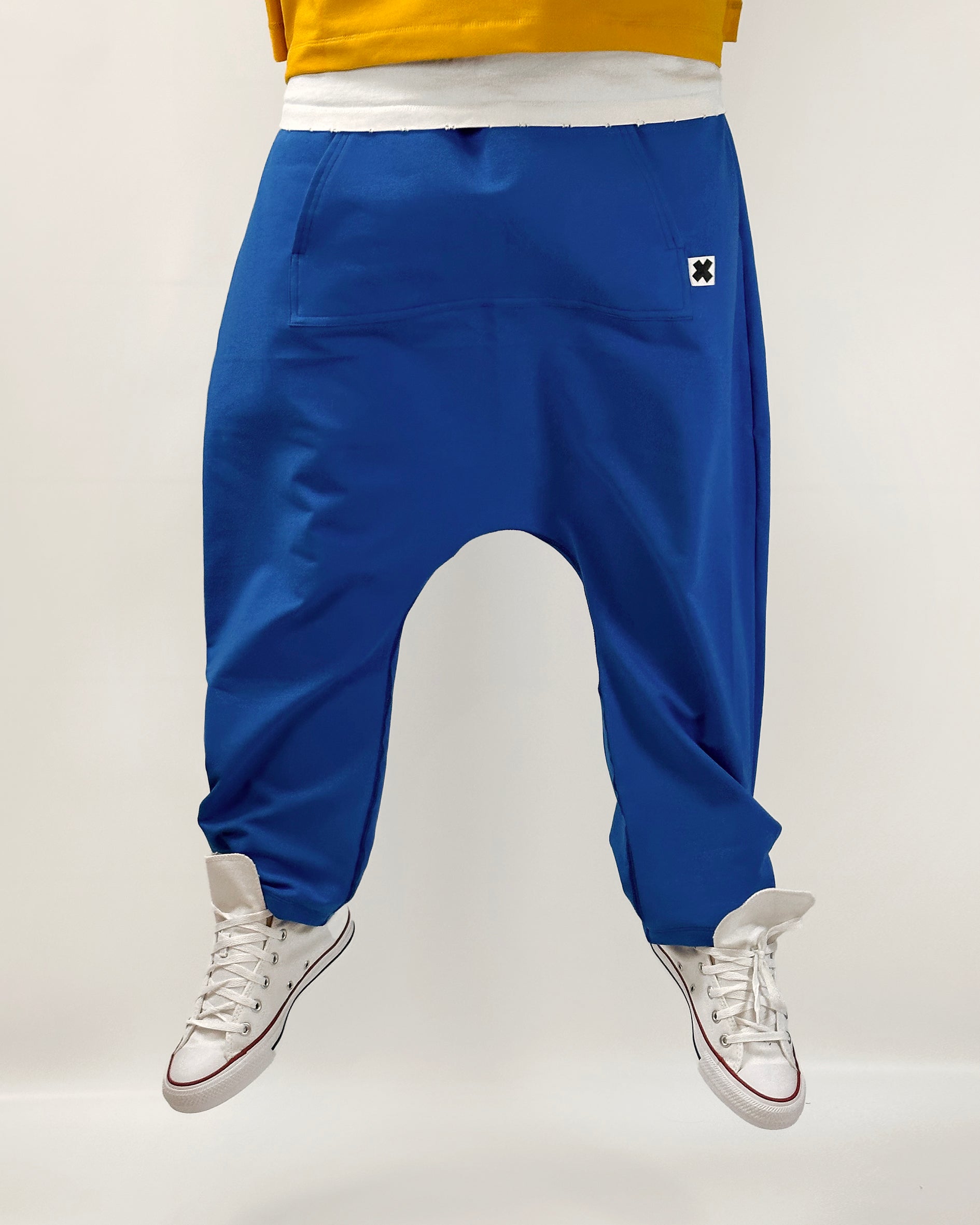 Pantalone della tuta cavallo basso, harempants, pantalone alla turca, handmade, cotone di alta qualità