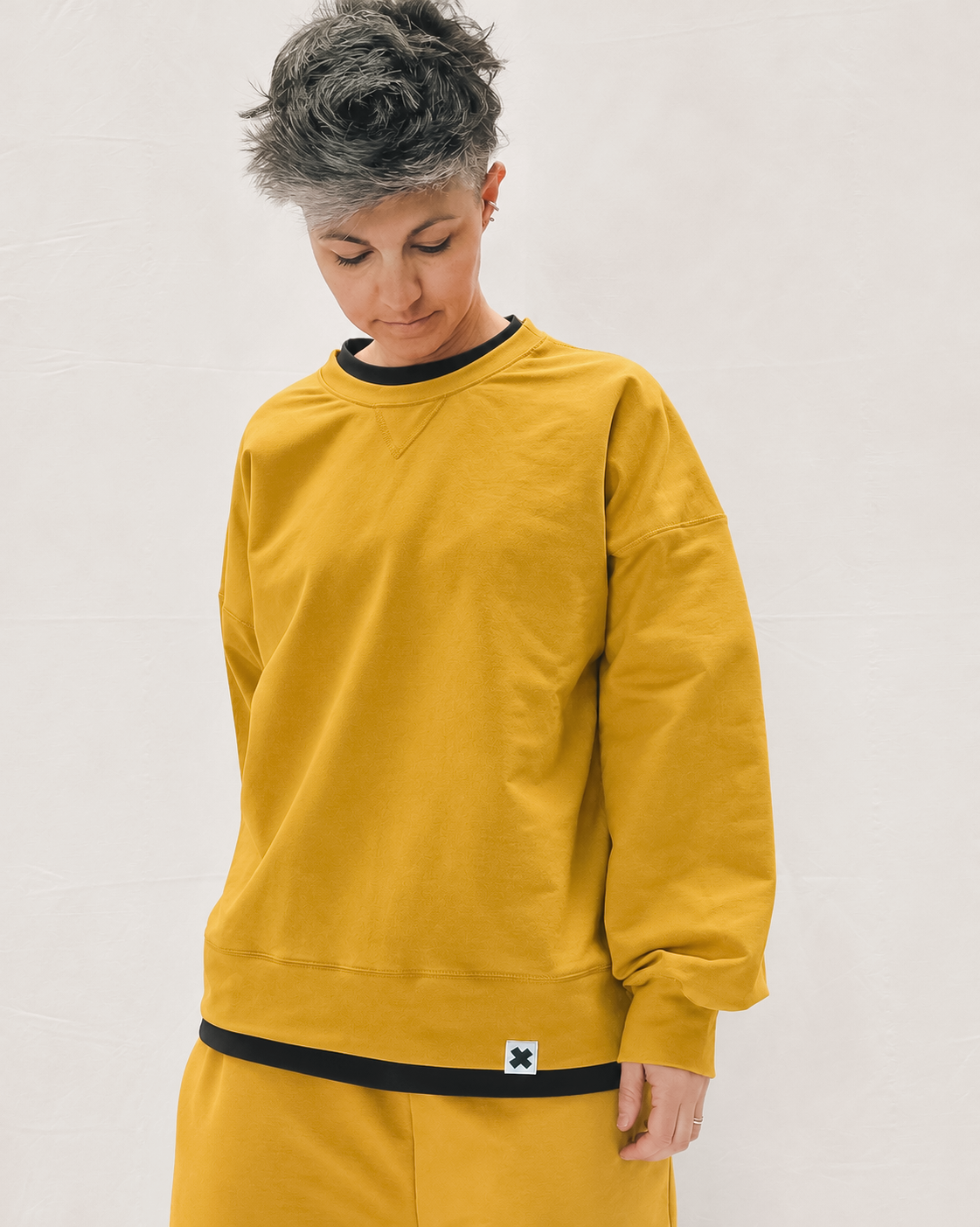 Felpa Basic Cotone Felpato