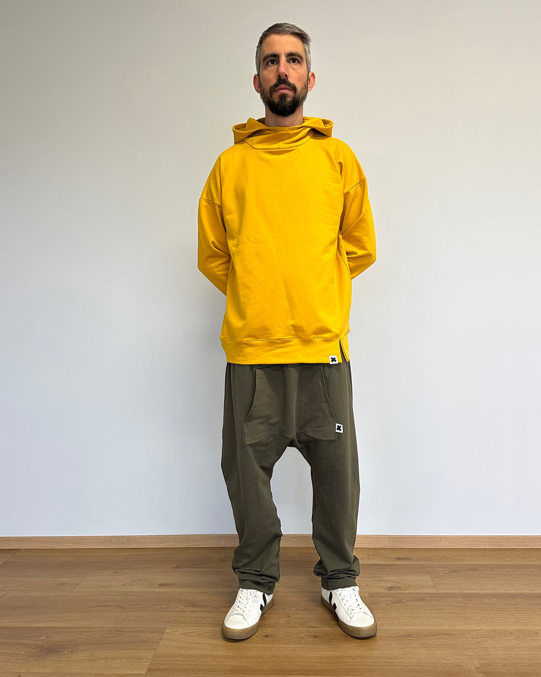 PantaBaggy Uomo Cotone Felpato