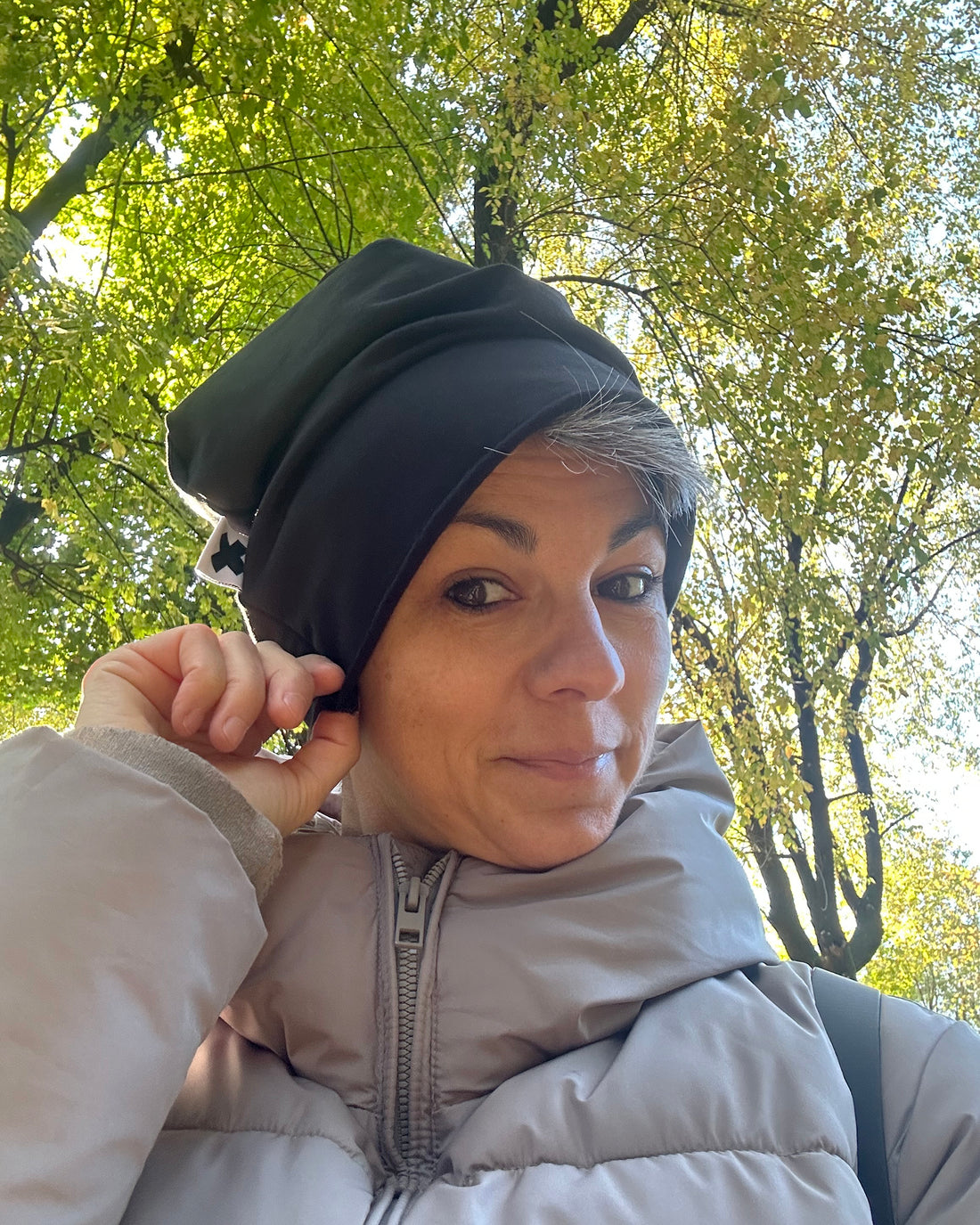 Cuffia In Cotone Felpato