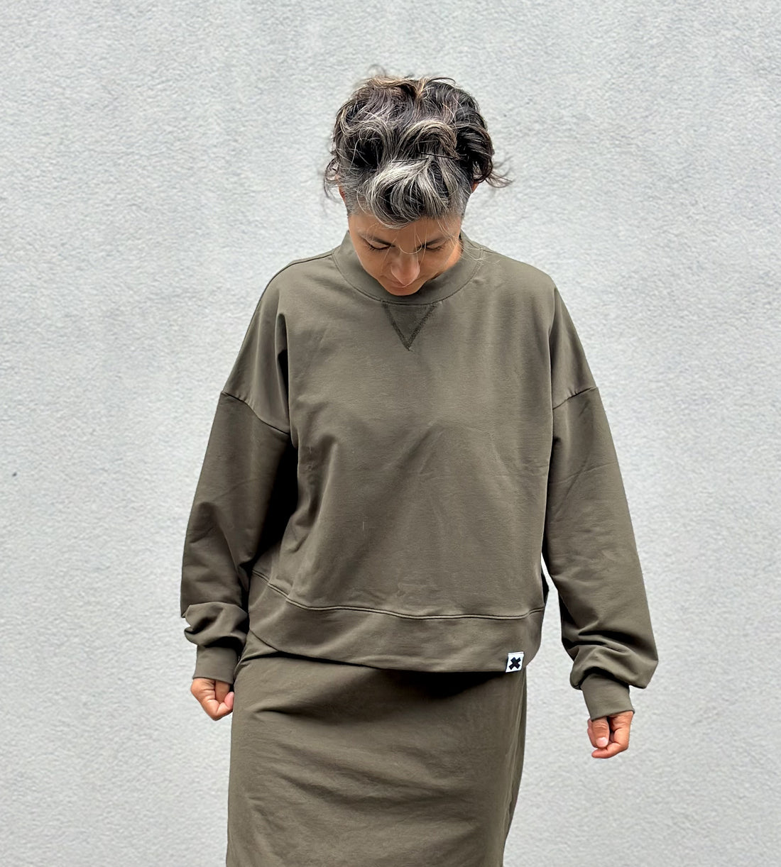 Felpa Basic Cotone Felpato