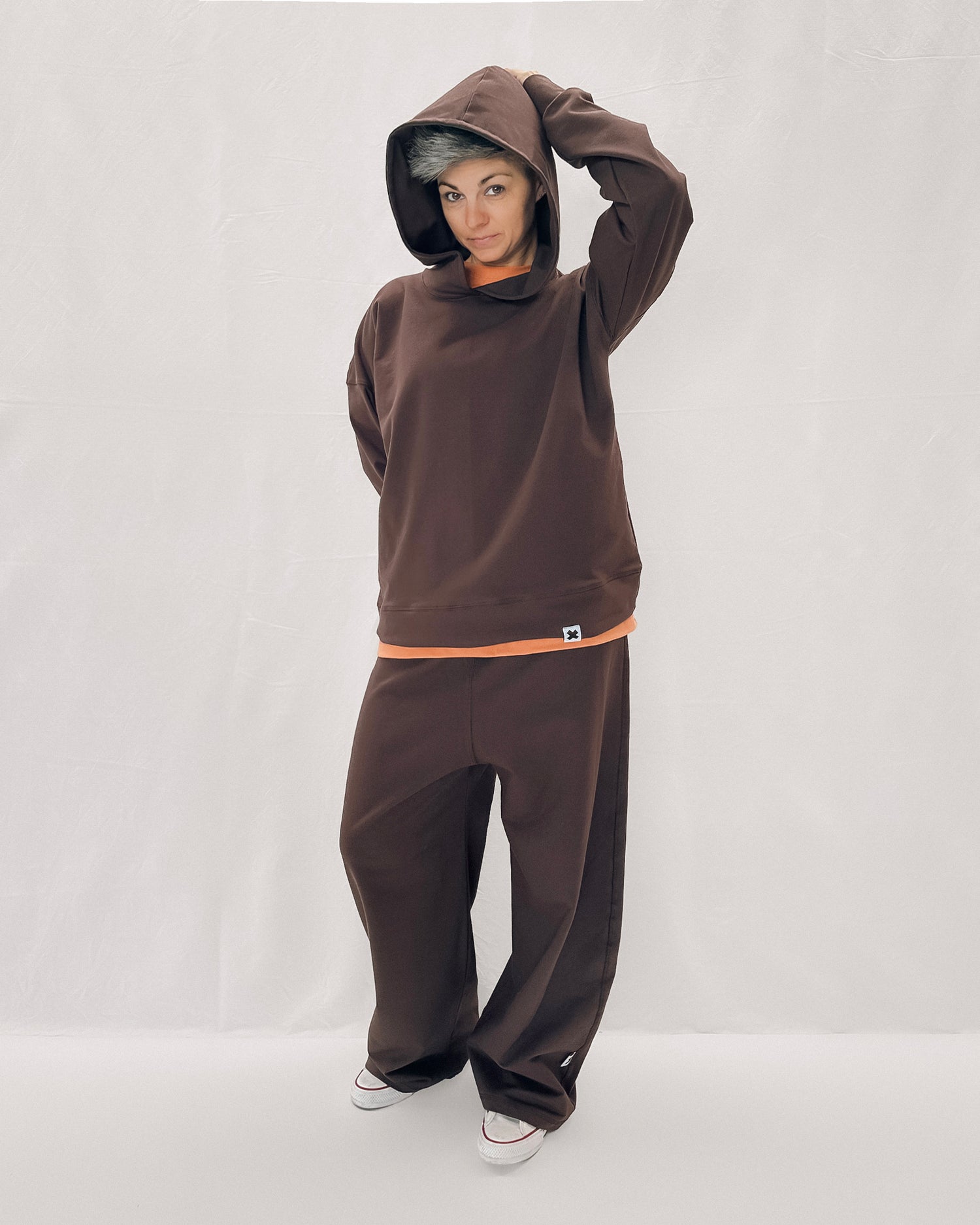 Felpa Cappuccio French Terry