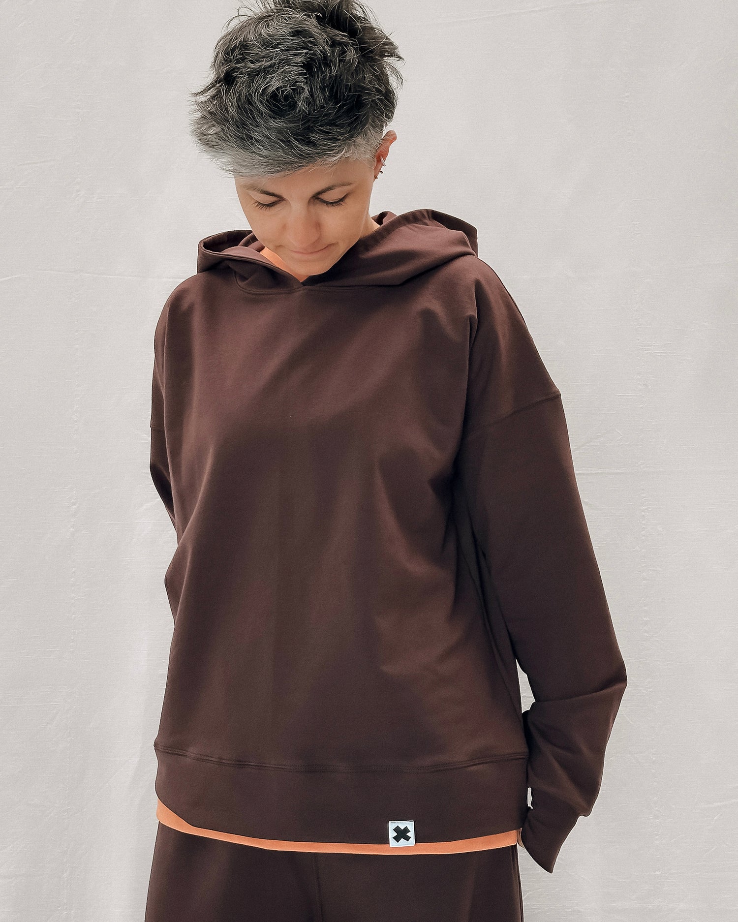 Felpa Cappuccio French Terry