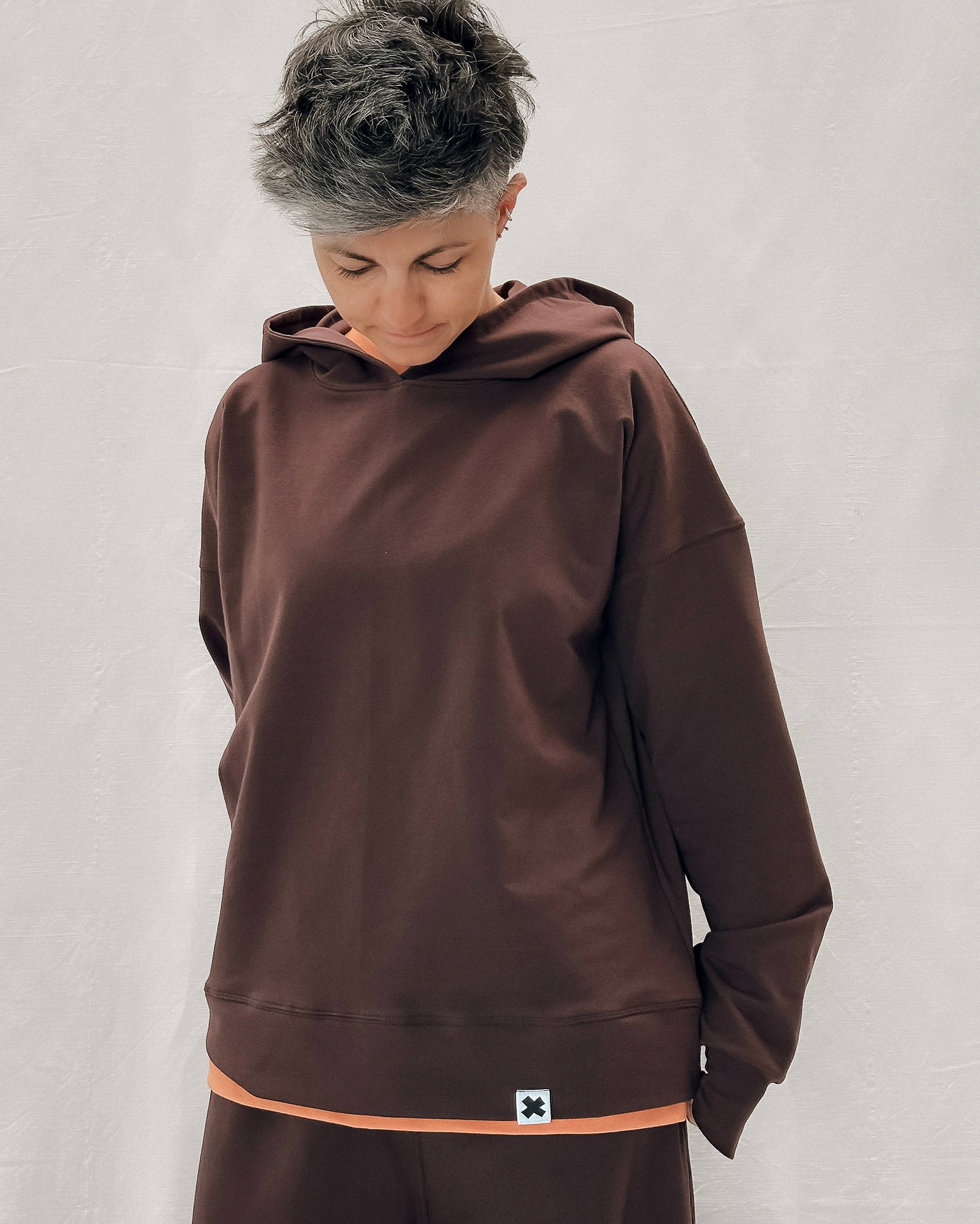 Felpa Cappuccio French Terry