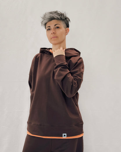 Felpa Cappuccio French Terry