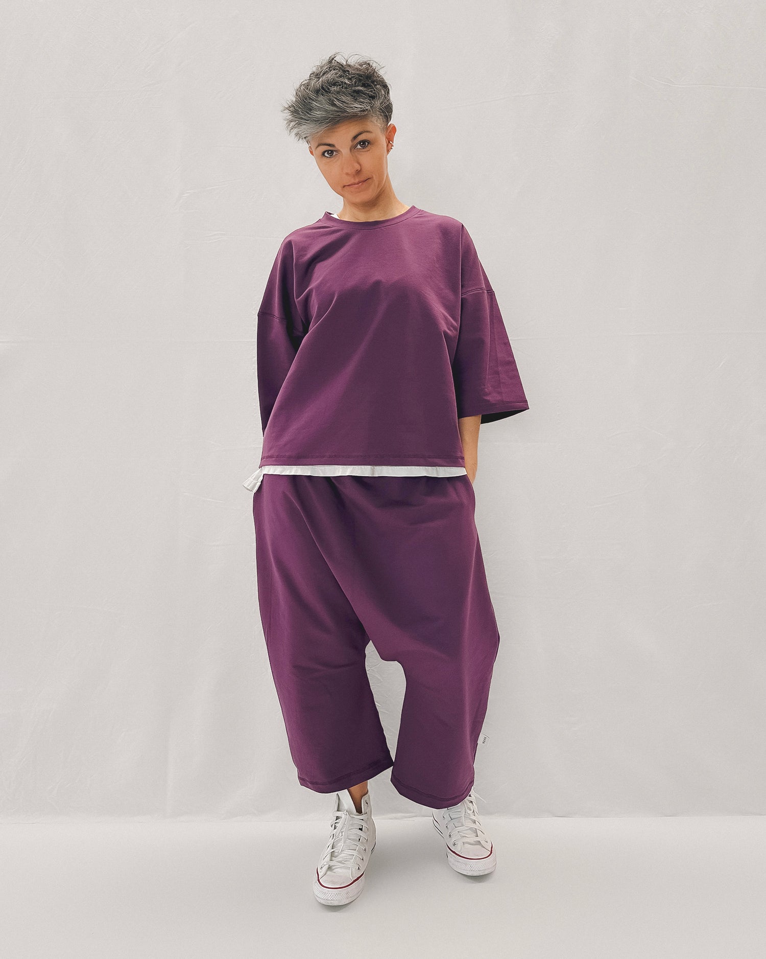 Maglia Trequarti French terry