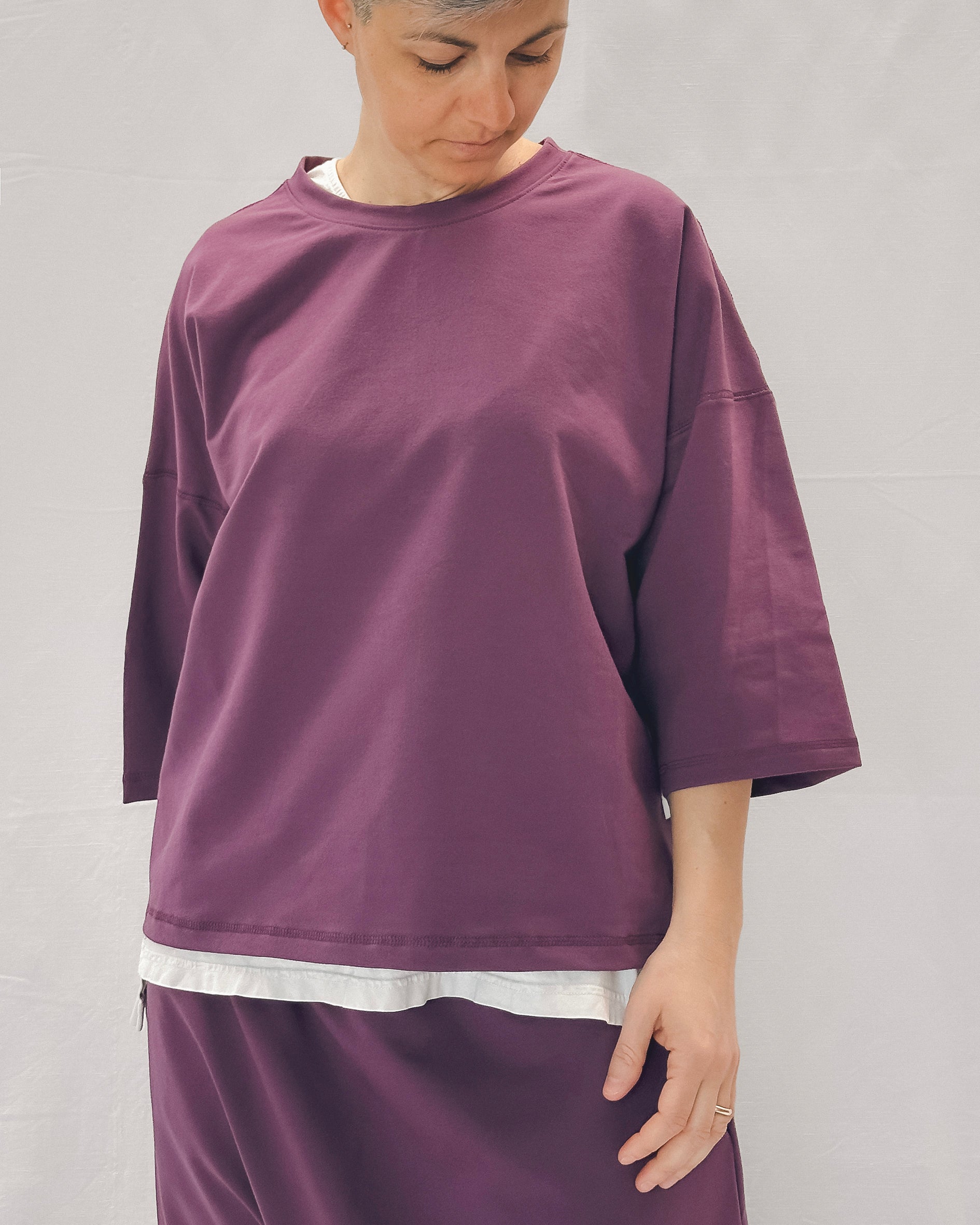 Maglia Trequarti French terry