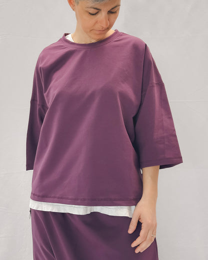 Maglia Trequarti French terry