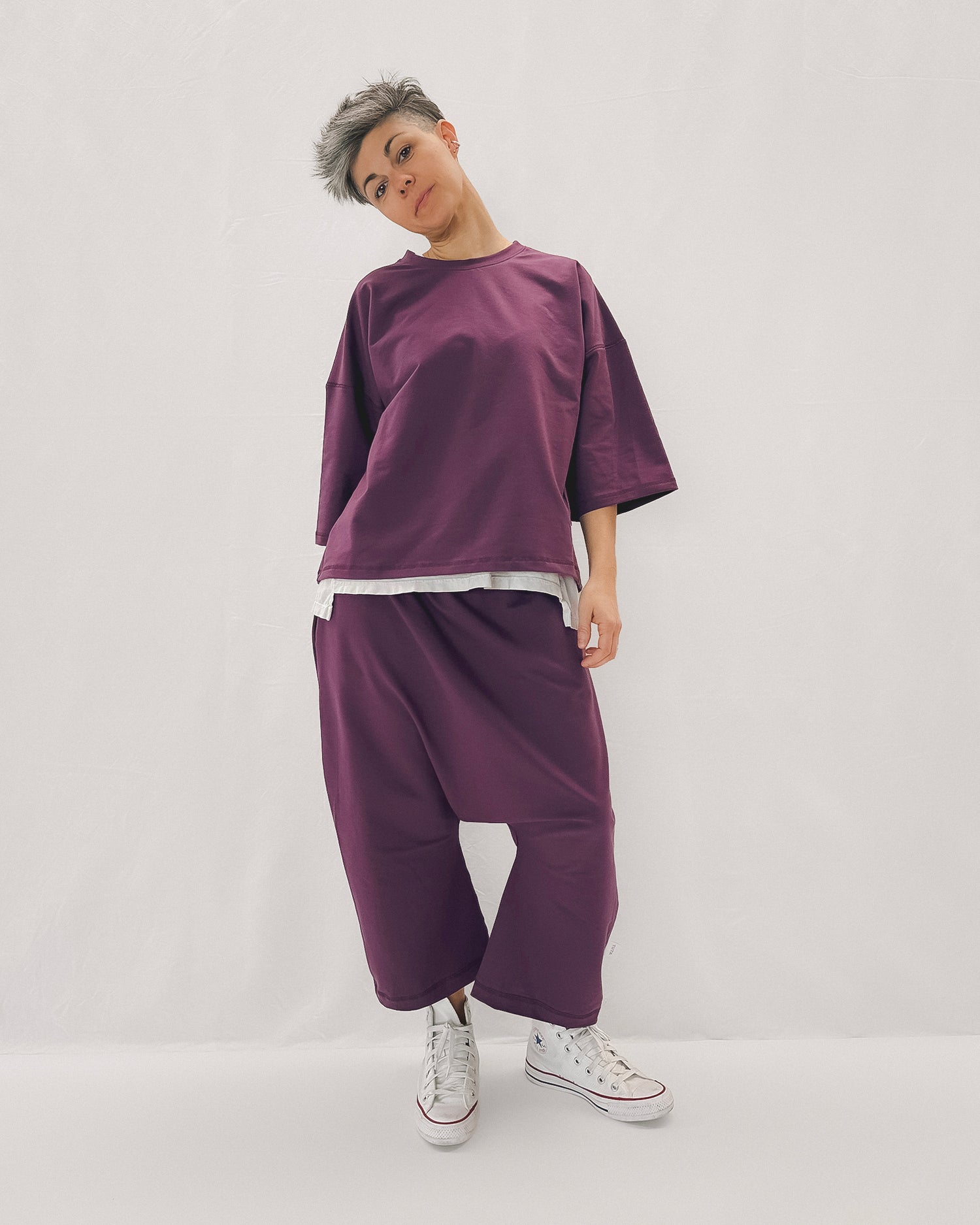 Maglia Trequarti French terry