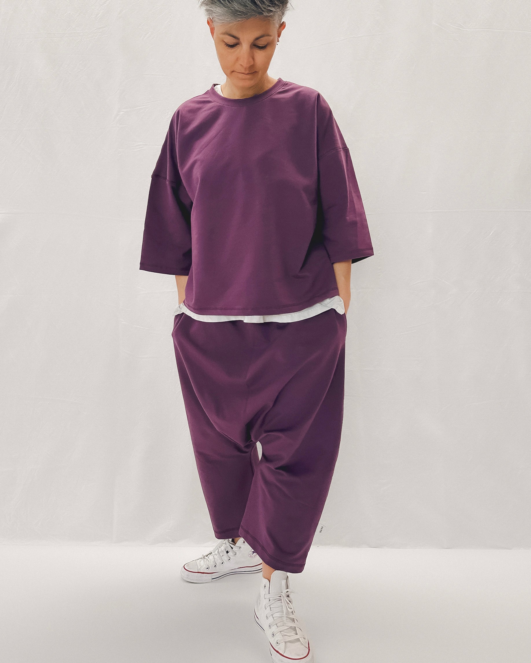 Maglia Trequarti French terry