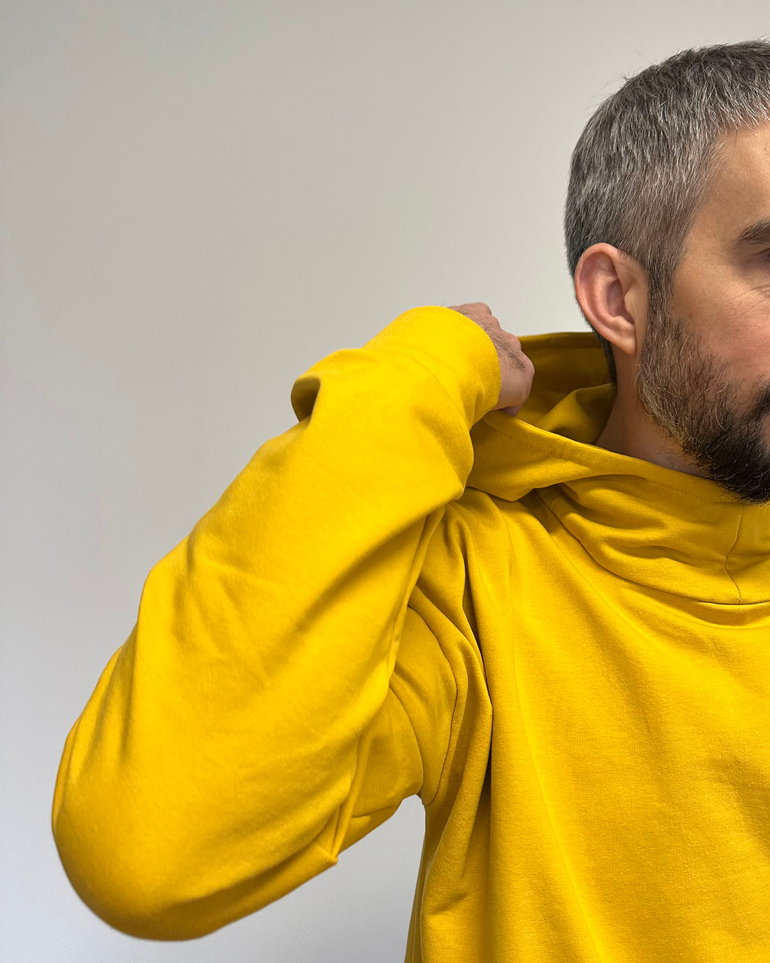 Felpa Cappuccio Cotone felpato