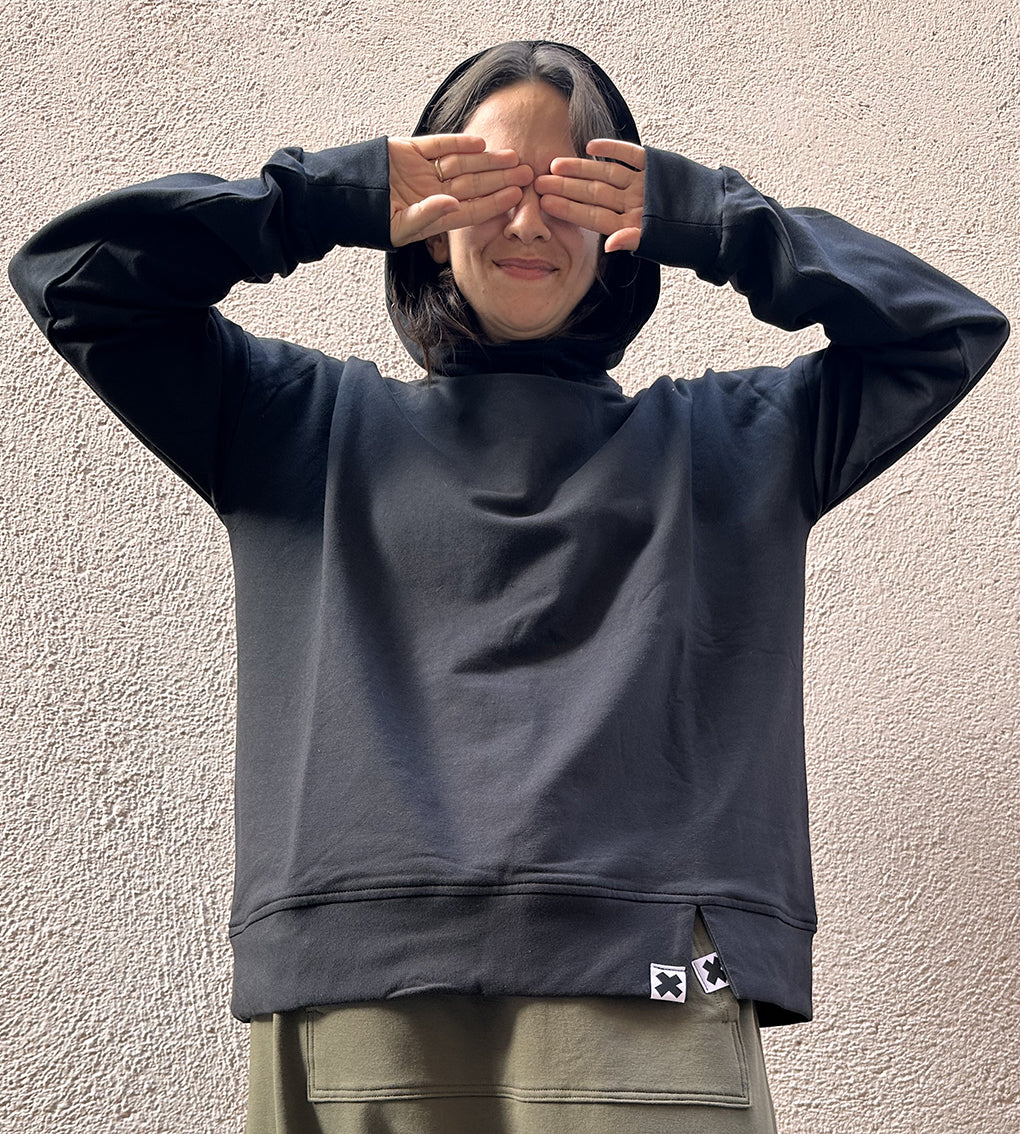 Felpa con cappuccio Cotone Felpato