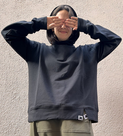 Felpa con cappuccio Cotone Felpato