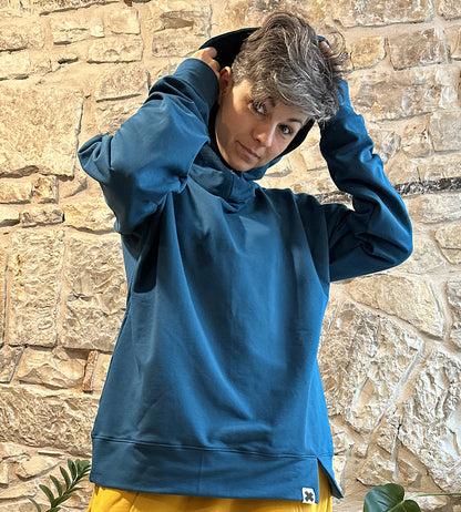 Felpa con cappuccio Cotone Felpato