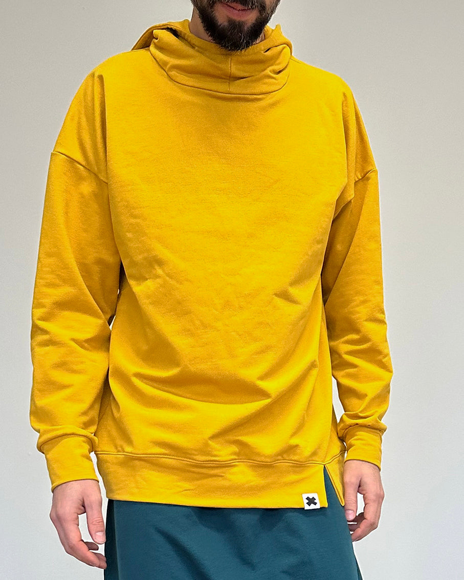 Felpa Cappuccio Cotone felpato