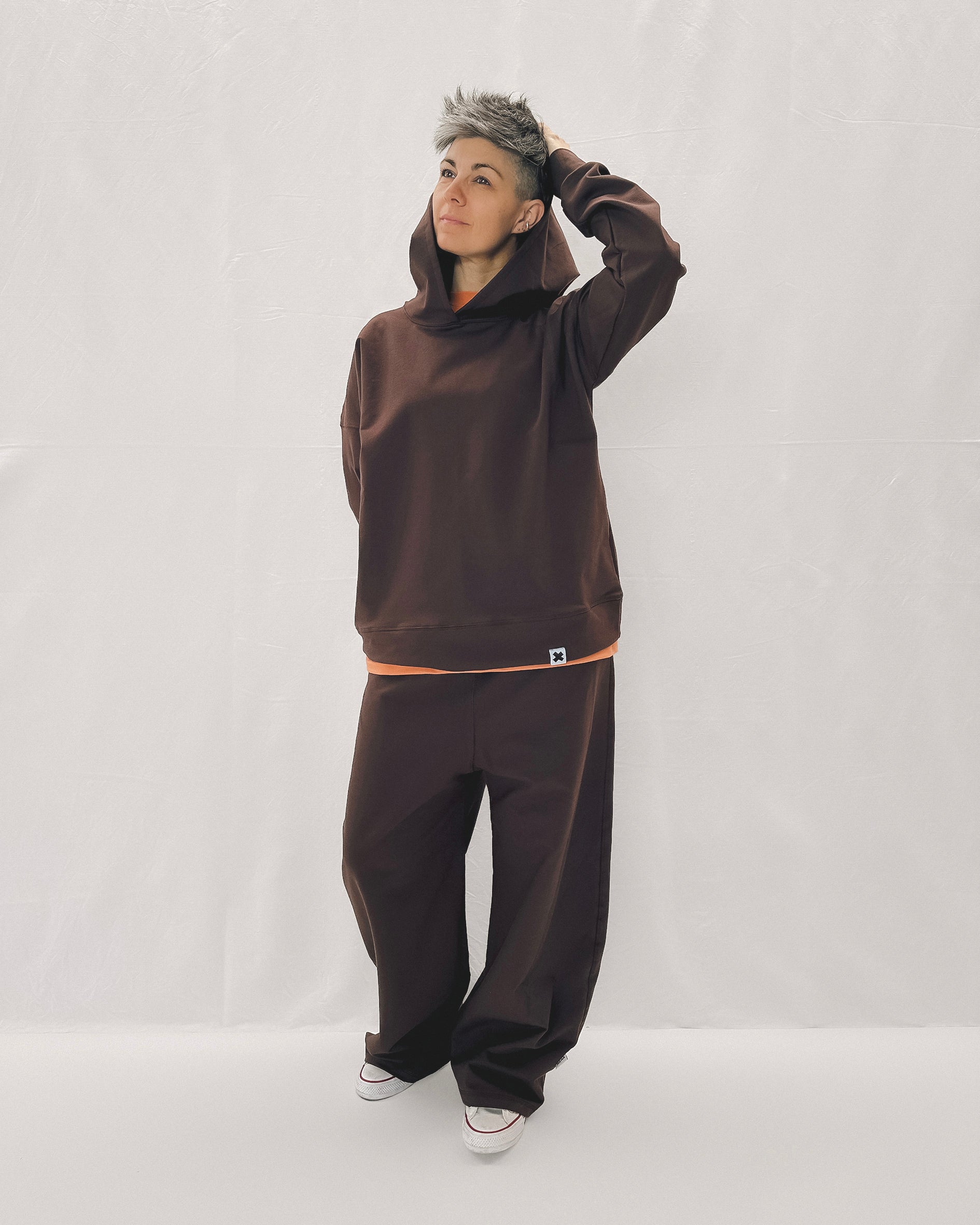 Felpa Cappuccio French Terry