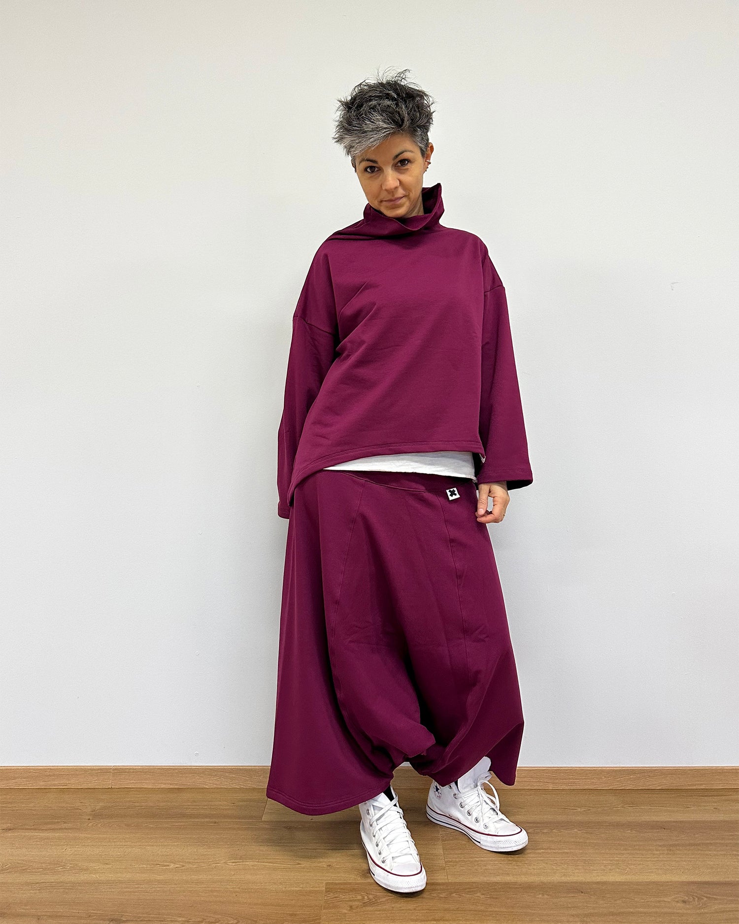 GonnaPantalone Cotone Felpato