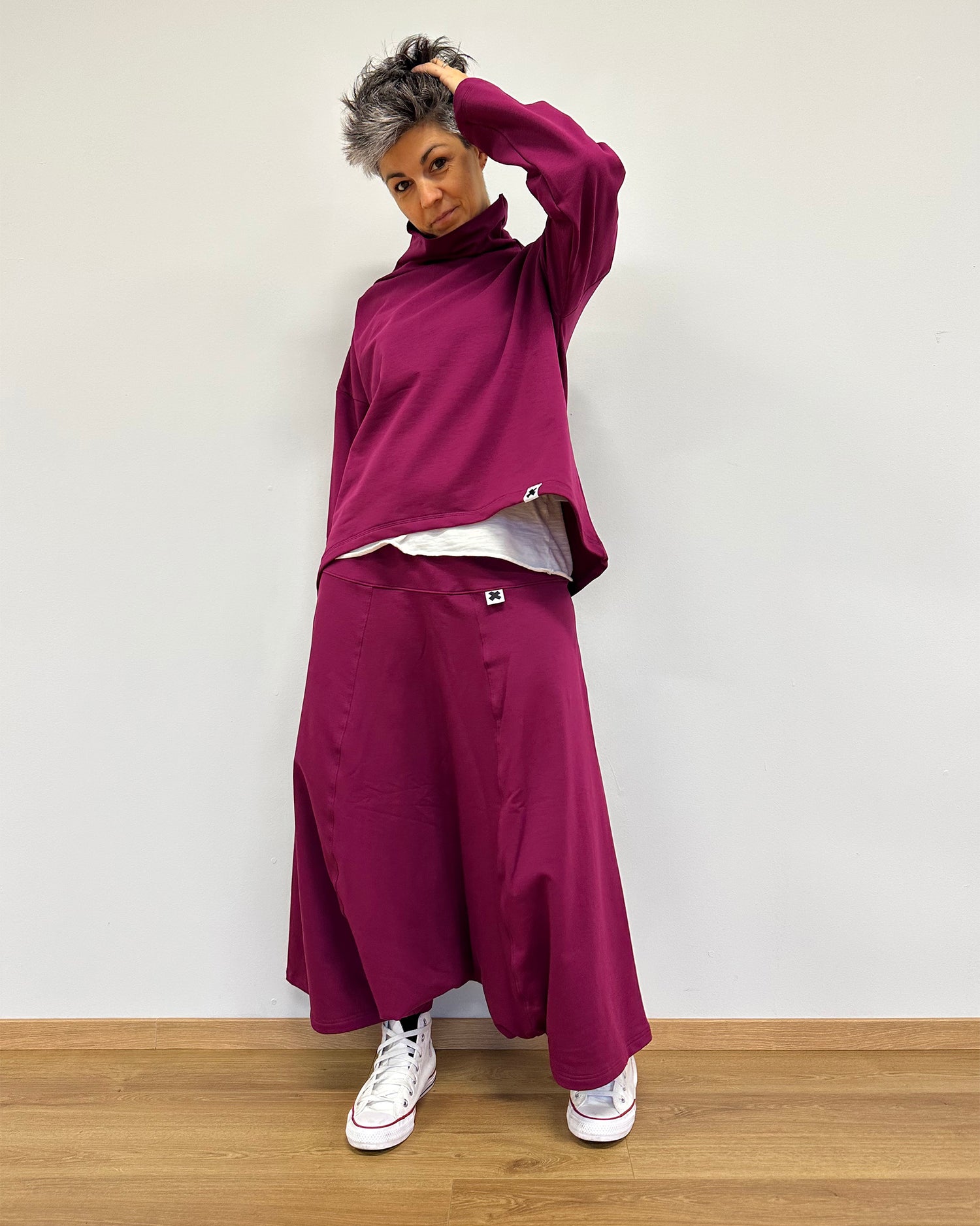 GonnaPantalone Cotone Felpato