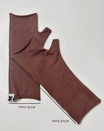 Guanti senza dita Cotone Felpato